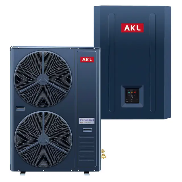Pompa de caldura aer-apa, 30kW, alimentare trifazata, AOKOL, model ASH-105CHW\FR, Gri