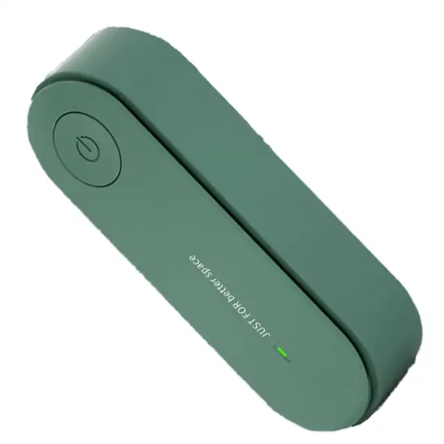 Purificator de aer mini portabil, pentru dormitor, baie, living, verde