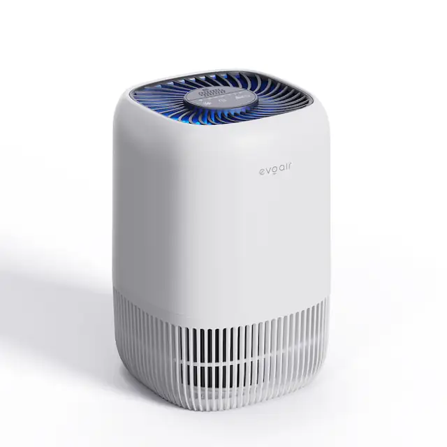 Purificator de aer, Evoair Nuvia, Alb, compact, 10m²