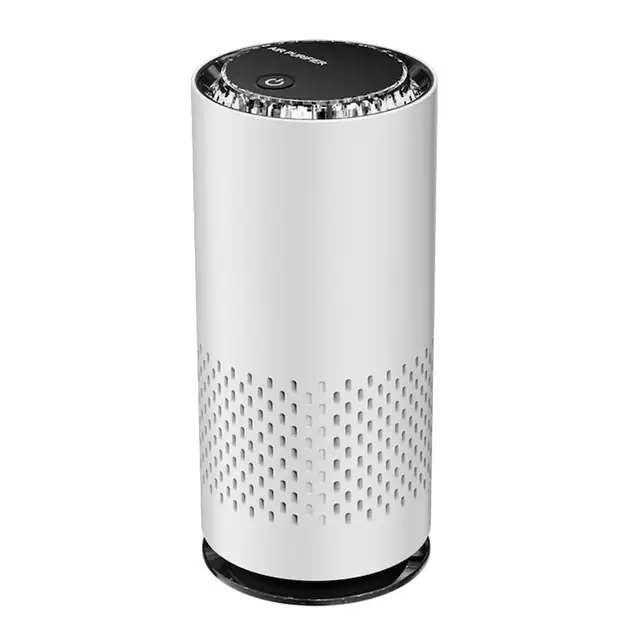 Purificator De Aer Portabil Cu Ioni Negativi si Aroma BytePulse, USB type C, silentios, compact, pentru birou si masina, filtrare eficienta si design modern