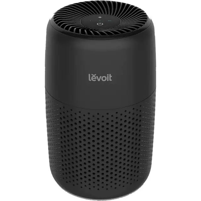 Purificator de aer, Levoit Core Mini, filtru HEPA 3-in-1, 27 dB, Negru