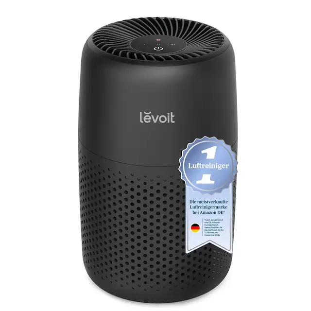 Purificator De Aer Levoit Core Mini, Aromaterapie, Filtru Hepa 3 In 1, 7W, Negru