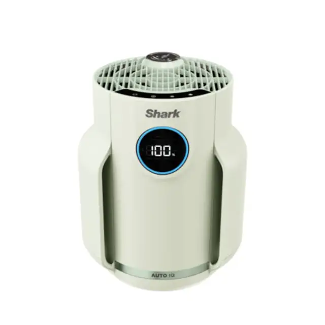 Purificator de aer Shark NeverChange5 HP072EU, 3 trepte viteza, Tehnologie Anti-Odour, 4 straturi de filtrare, NanoSeal HEPA, Carbon Activ, filtru PET, DebrisDefence, pana la 23 m², Verde