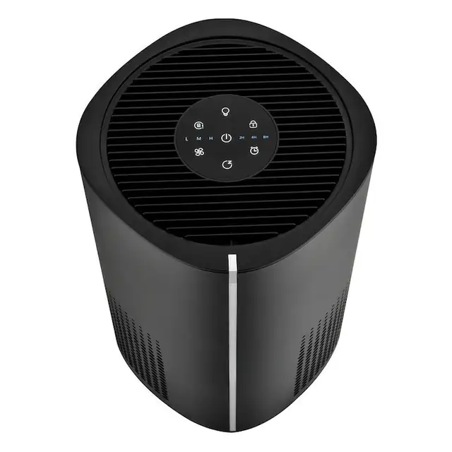 Purificator de aer Premier Home – Filtru H13 HEPA, Ionizator, CADR 250 m³/h, Negru