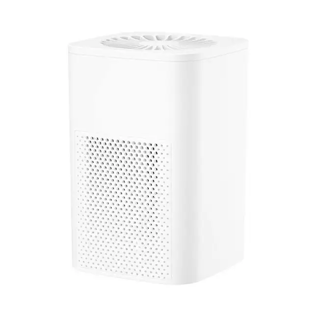 Purificator aer portabil USB si aspirator birou alb 15x7x7cm