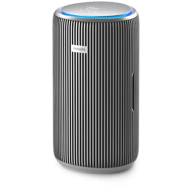 Purificator de aer Philips AC4220/12 seria 4200, 2x filtru NanoProtect HEPA, CADR: 600 m3/h, pana la 156 m² , senzori de gaz si PM2.5, argintiu metalic, filtru: FY4200/30