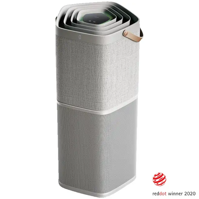 Purificator de aer Electrolux PA91-604GY, Wi-Fi & app control, Ionizare, filtru Hepa, 2 moduri operare, 5 nivele filtrare, 5 senzori, 52m2, 17 dB(A), Gri