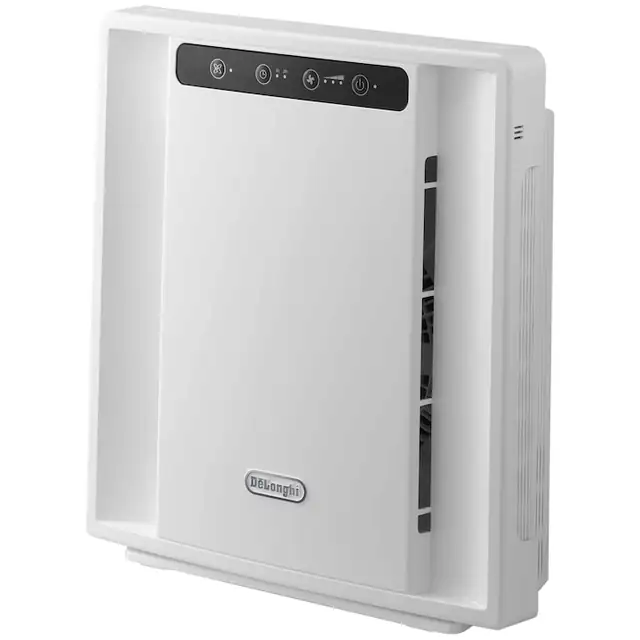 Purificator de aer DE'LONGHI AC75, 140 m3/h, filtru HEPA + carbon activ, functie ionizare, recomandat pana la 25 m2