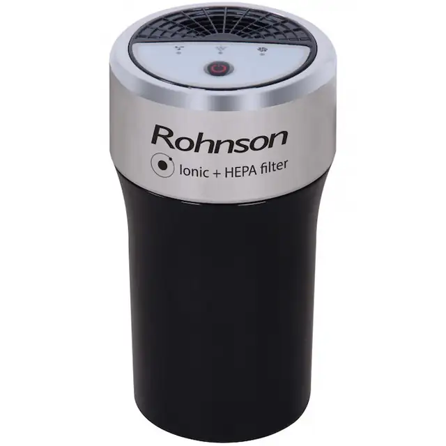 Purificator pentru masina Rohnson R9100, CADR 40 m3/h, Functie ionizare, Filtru HEPA, Negru