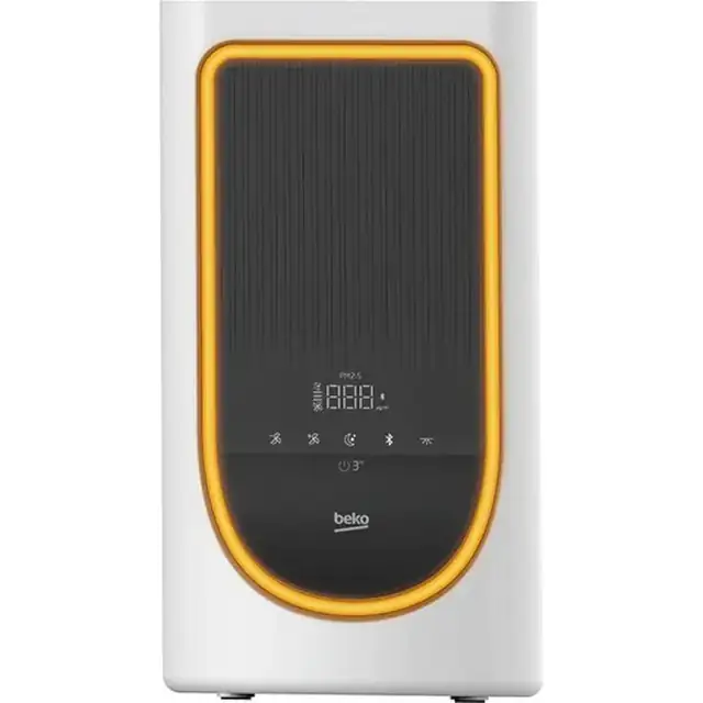 Purificator de Aer BEKO ATP5500N, 4 trepte viteza, Hepa, Bluetooth speaker, Incarcator Wireless, Alb-Negru