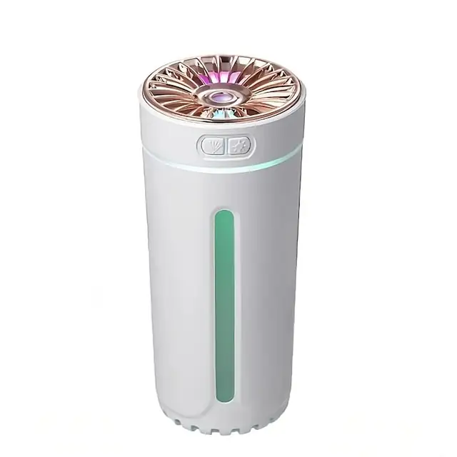 Mini purificator aer, Outdoor, Filtru H13 HEPA, alb