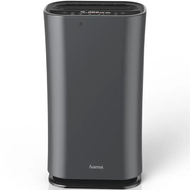 Purificator de Aer Hama Basic, CADR 200 mc/h, Control touch, 4x filtru, Negru