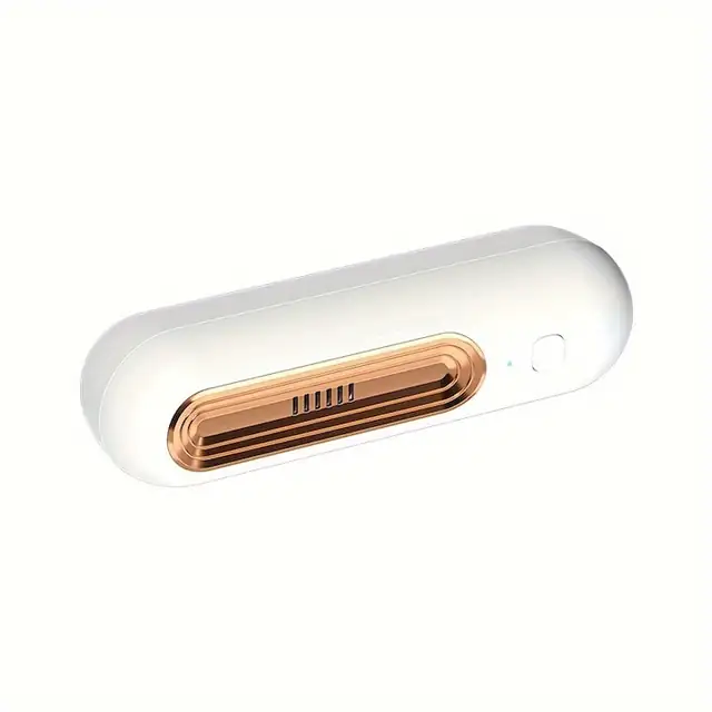 Purificator de aer pentru frigider, USB, 2 viteze, deodorizare, auriu, 4.3x4.3x14.5cm