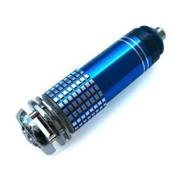 Purificator de aer auto QttvbTna, ioni negativi, lumina LED albastra, interfata USB, negru