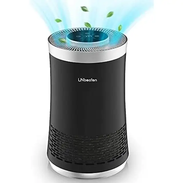 Purificator de aer pentru casa, filtru de aer H13 HEPA Purificator de aer portabil cu control al vitezei modului de repaus Blocare pentru copii pentru dormitor, birou, bucatarie