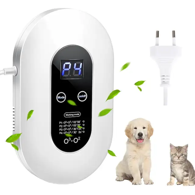 Purificator de aer, SINBINTA, Purificator de Aer cu Ozon, 100mg/h, Acoperire 10-15 m², 4 moduri functionare, Super silent, Filtrare 99.99%, Touch screen LED, Pentru casa, birou, ABS, 198x118x40mm, Alb