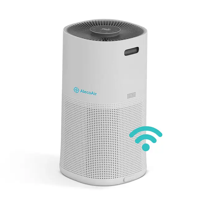 Purificator de aer AlecoAir P85 SILK, Wi-Fi, Lampa UV-C, Filtru True HEPA si Carbune Activ, Functie Ionizare