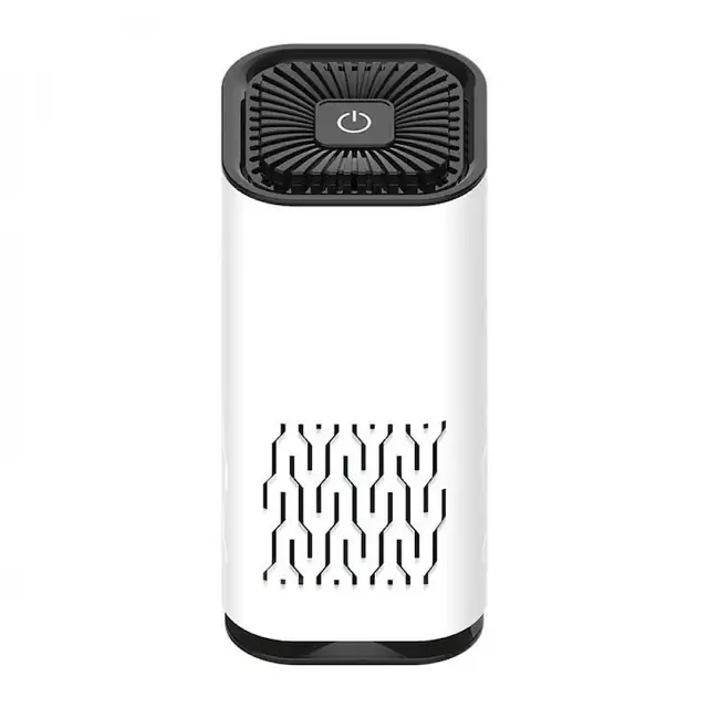 Purificator de aer portabil ASDIIT, filtru HEPA si carbon activat, purificare cu ioni negativi, acoperire pana la 10m, alb
