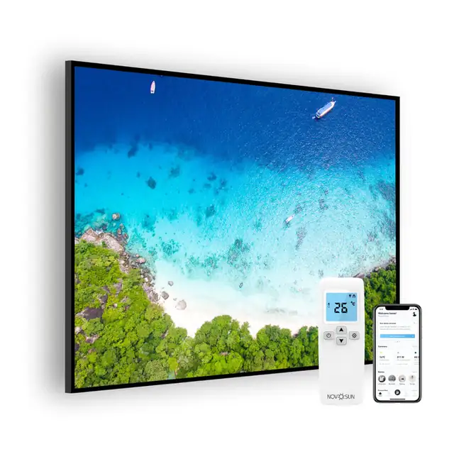 Panou radiant NovoSun ART 700W - Beach cu Termostat Smart WiFi