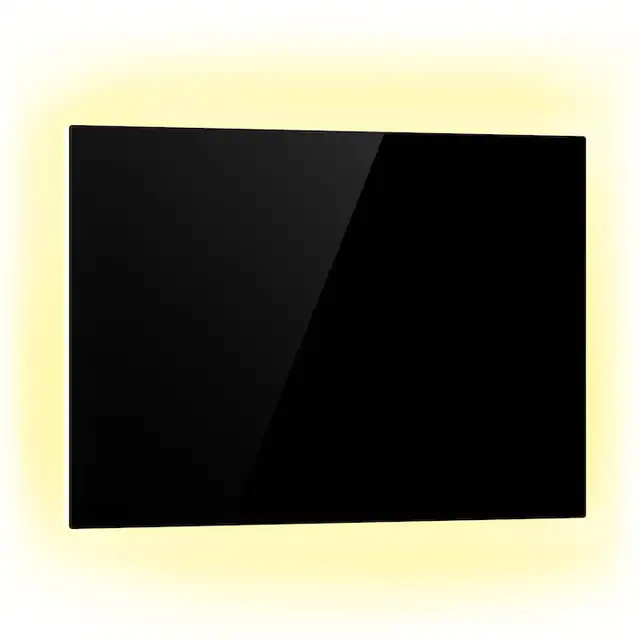 Panou radiante Klarstein Mojave 750, 2 in 1, infrarosu/convector, 85x60cm, iluminat RGB