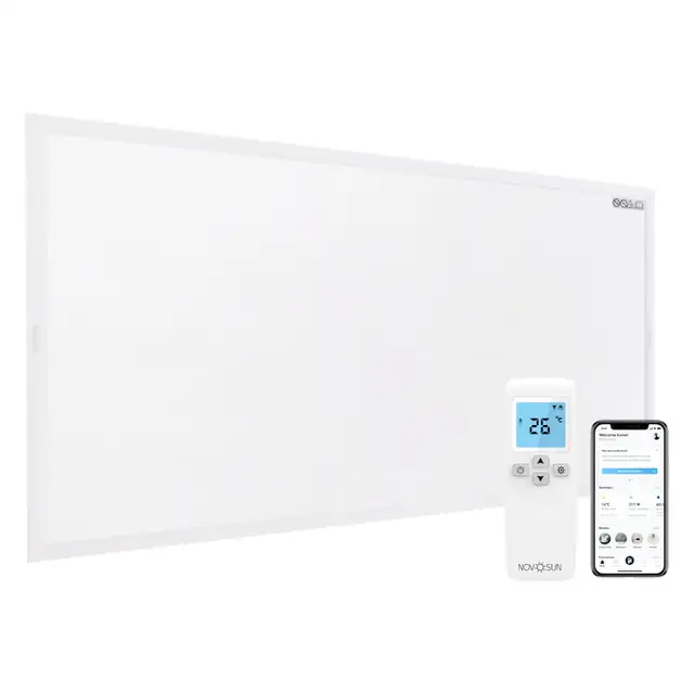 Panou radiant premium cu infrarosu NovoSun 950W, cu termostat programabil