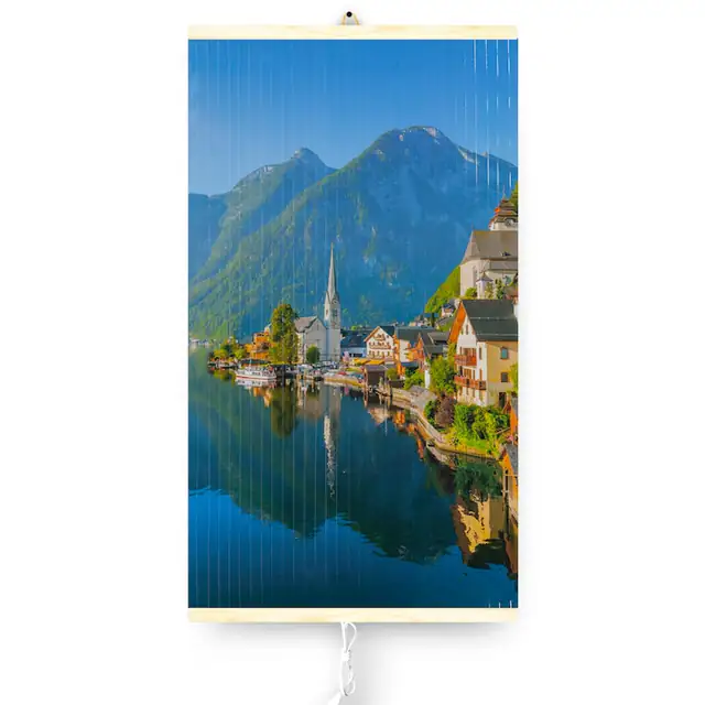 Panou radiant infrarosu Trio model Village Hallstatt, 430W, 0,9kg, termostat 2 trepte, 100cm x 60cm