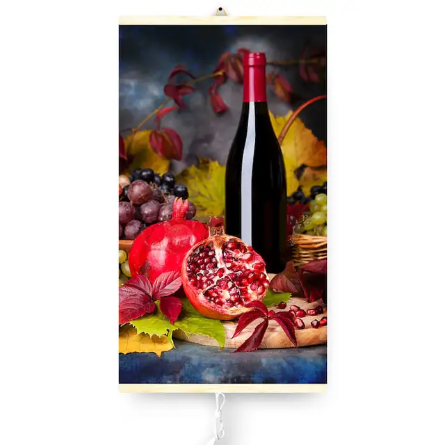 Panou electric decorativ de incalzire cu infrarosu TRIO 430W, vibe recolte de toamna,100 x 57 cm