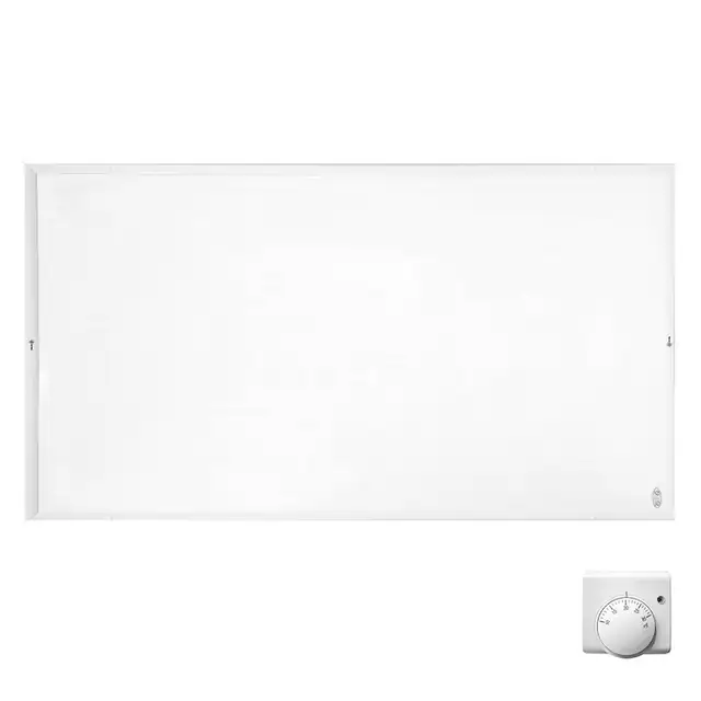 Panou radiant ElectricSun 960W, cu infrarosu, cu termostat, sistem de incalzire electric, TÜV GS, Alb