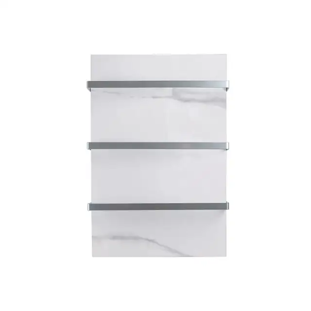 Panou radiant baie portprosop Teploceramic TCMT-T 400(692179), 400W, Alb marmorat, 900x600x118 mm