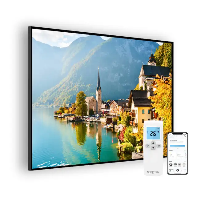 Panou radiant NovoSun ART 900W - Hallstatt cu Termostat