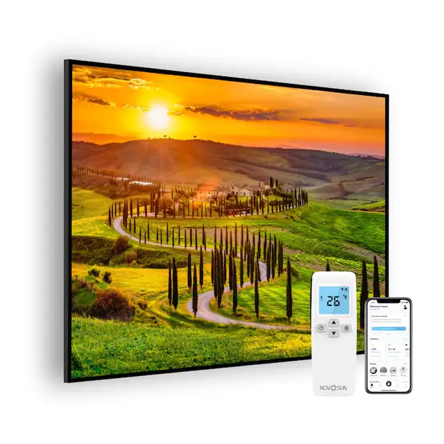 Panou radiant NovoSun ART 900W - Toscana cu Termostat WiFi