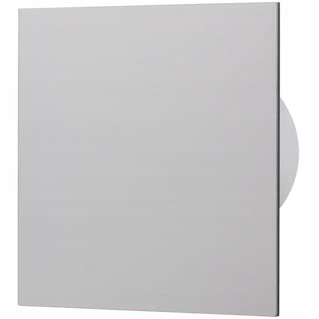 Ventilator baie cu panou decorativ, Orno, 100mm, 8W, 135x135mm, gri