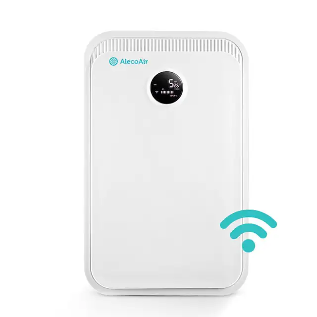Sistem de ventilatie AlecoAir E40 Revive PRO, alb mat, WiFi, 610x138x386mm