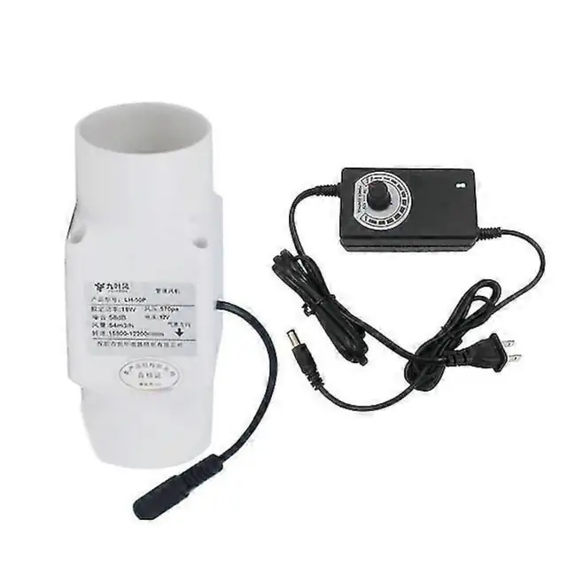 Ventilator de ventilatie cu conducta de 2 inci (50 mm), potrivit pentru caini, animale de companie, bucatarii si corturi