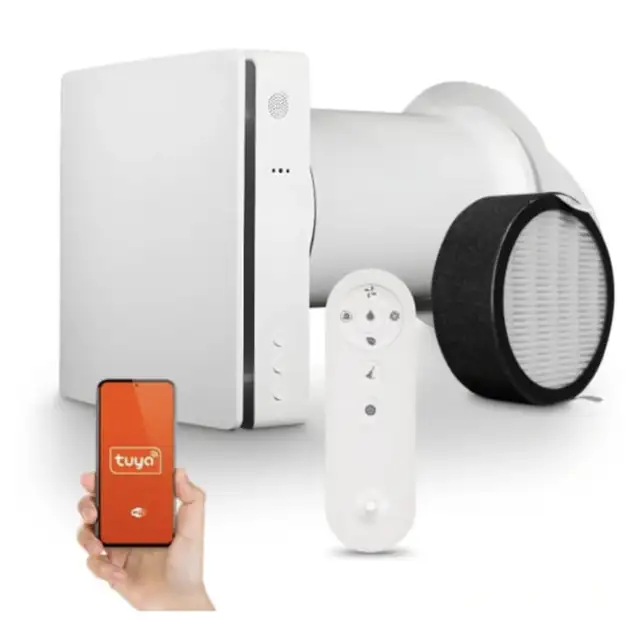Ventilator cu recuperare de caldura inteligent AV-TTW6-W - WiFi, Tuya