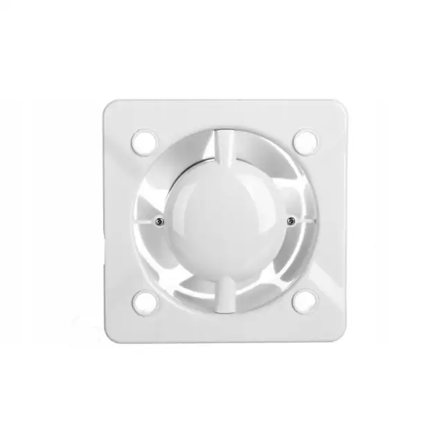 Ventilator set (korpus + panel) Awenta System+, Trax Glass, alb mat, fi 100