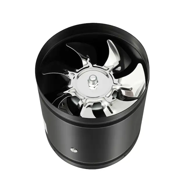 Ventilator de evacuare, 600 m/h, 40W, 7 palete, negru