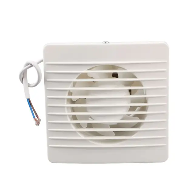 Ventilator de evacuare mini impermeabil silentios 12W, alb, 15x15x7cm