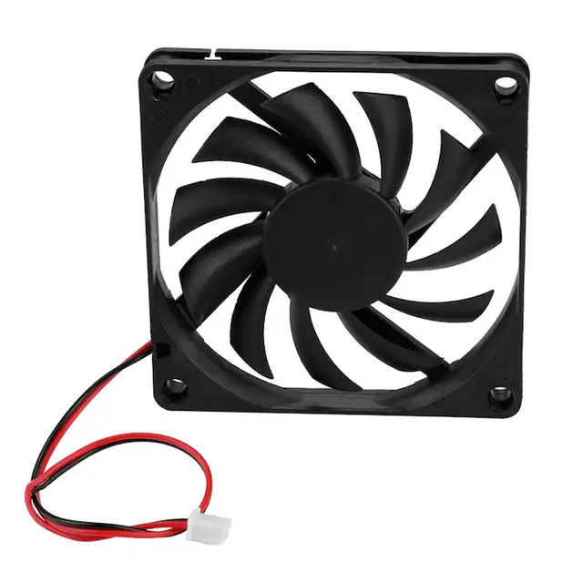 Ventilator aer silent cu rulmenti hidraumatic, racire, negru, compact