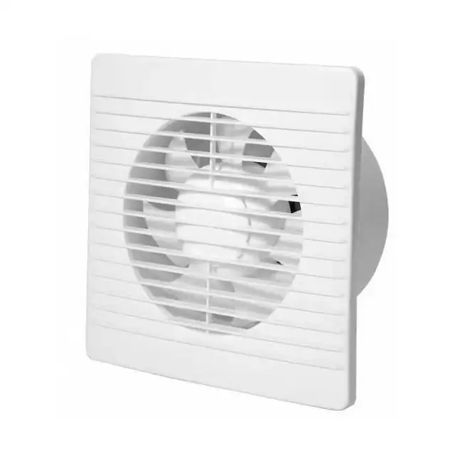Ventilator evacuare 4 inch 18W alb, motor durabil, zgomot redus