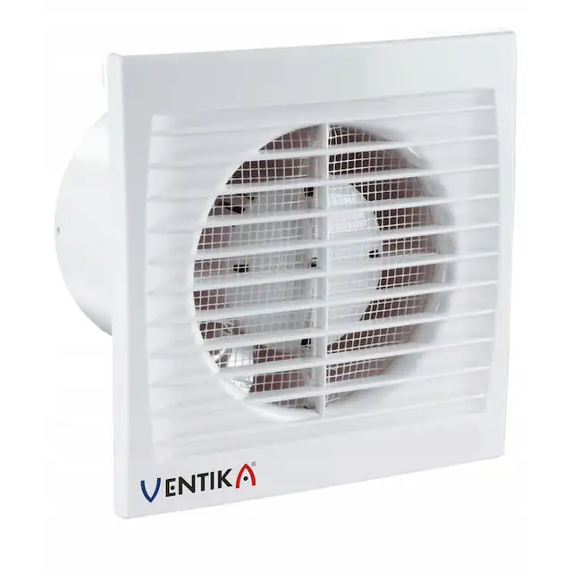 Ventilator baie Ventika Subtil 100, silentios, alb, 95m3/h, 230x230mm