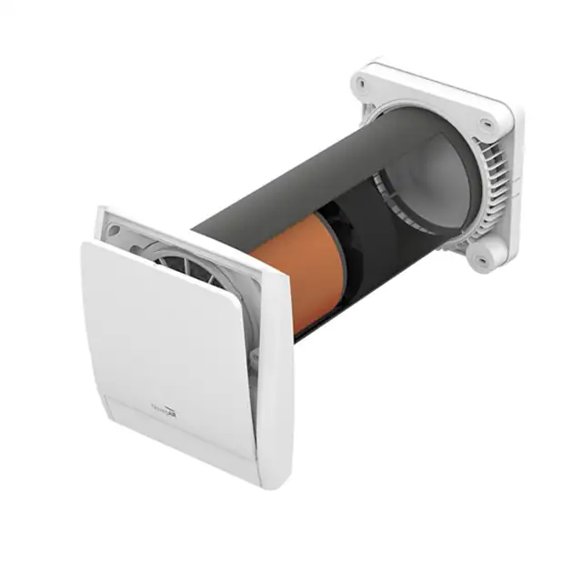 Recuperator de caldura descentralizat NovingAIR Phantom EVO APP 160, control prin internet NVG.app, senzori VOC, umiditate, temperatura si lumina, free cooling, ceramic non-absorbant, 60-120 m³/h