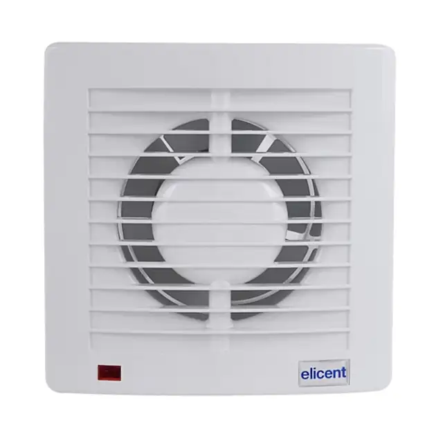 Ventilator casnic ELICENT E-style 120T, Clapeta antiretur, Timer, Fabricatie Italia, Debit 165mc/h