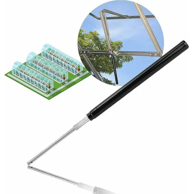 Deschizator automat pentru ventilatie sera, Enforose, sensibil la caldura solara, fara alimentare, control climatic eficient