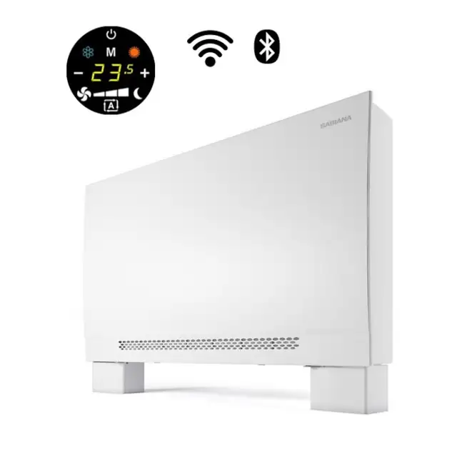 Ventiloconvector SABIANA Whisper 40 slim, montaj pe picioare, pentru incaperi de pana la 32 mp