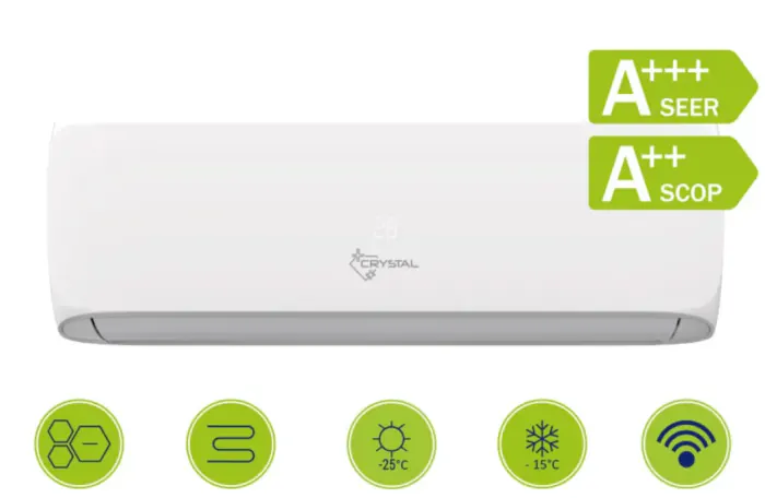 Aer conditionat HomeFort Quartz Crystal 12000 BTU Inverter R32-WiFi