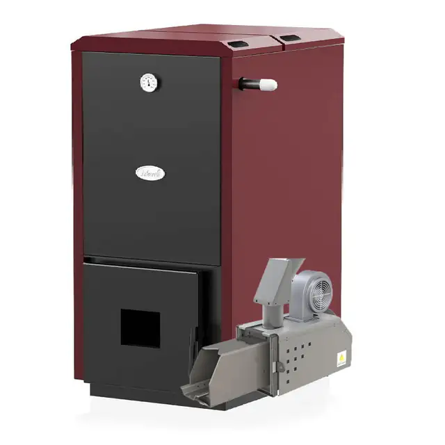 Cazan Mareli Mixt Lemne Peleti 35 Kw Cu Arzator Ecopalnik Vip30