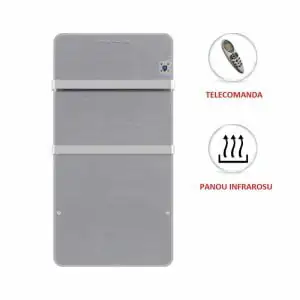 Ventiloconvector REVERSO 2.6 kW premium pentru baie ultra slim