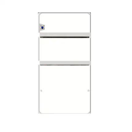 Ventiloconvector Reverso 0.88 kW alb premium pentru baie ultra slim